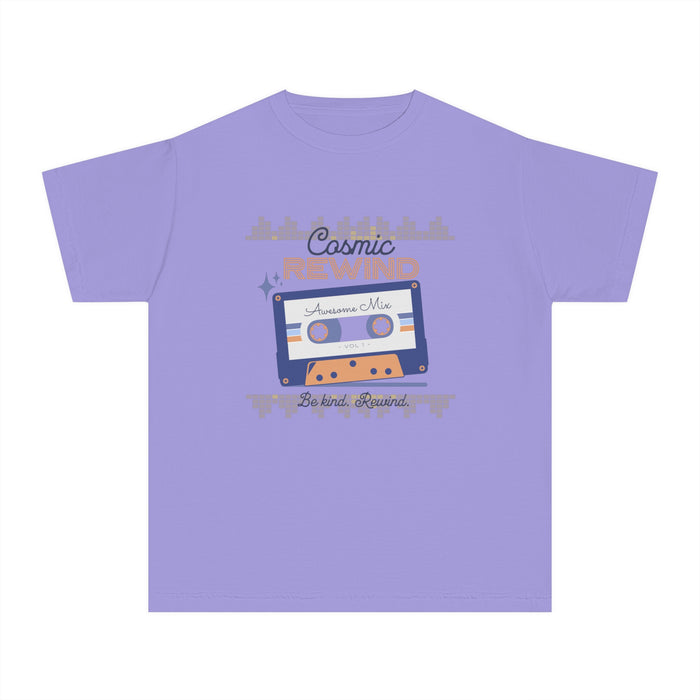 Cosmic Rewind Comfort Colors Youth Midweight Tee