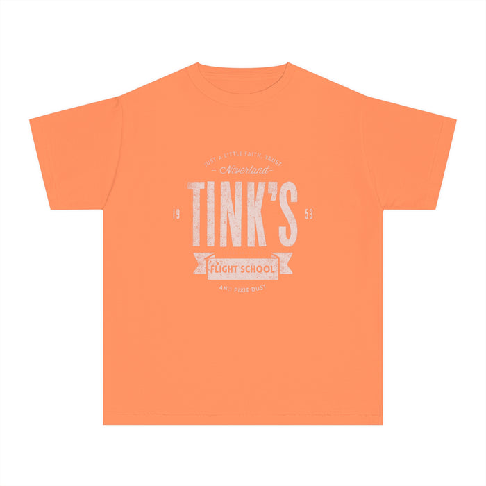 Tink's Flight School Comfort Colors Youth Midweight Tee