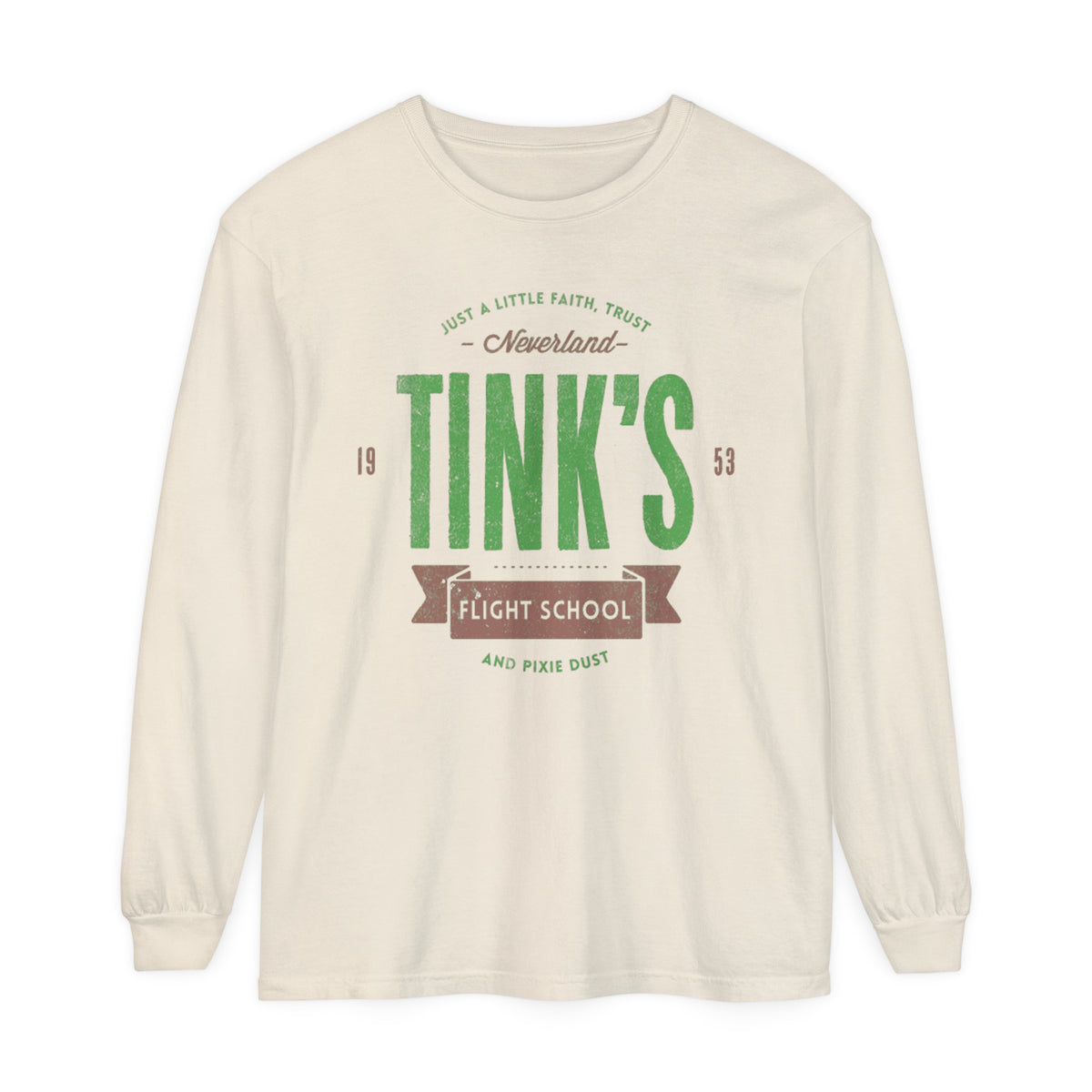 Tink's Flight School Comfort Colors Unisex Garment-dyed Long Sleeve T-Shirt