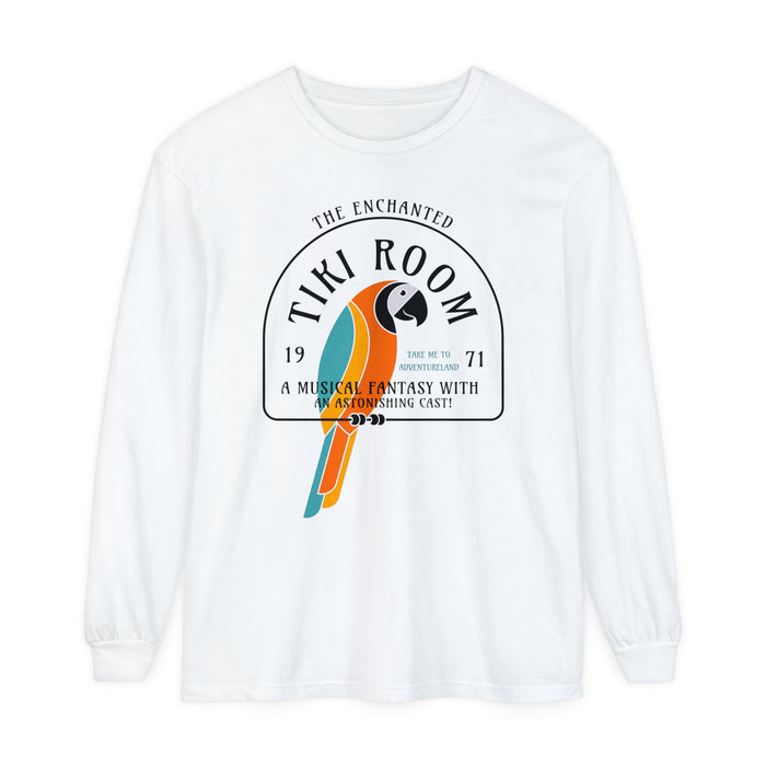 Enchanted Tiki Room Comfort Colors Unisex Garment-dyed Long Sleeve T-Shirt