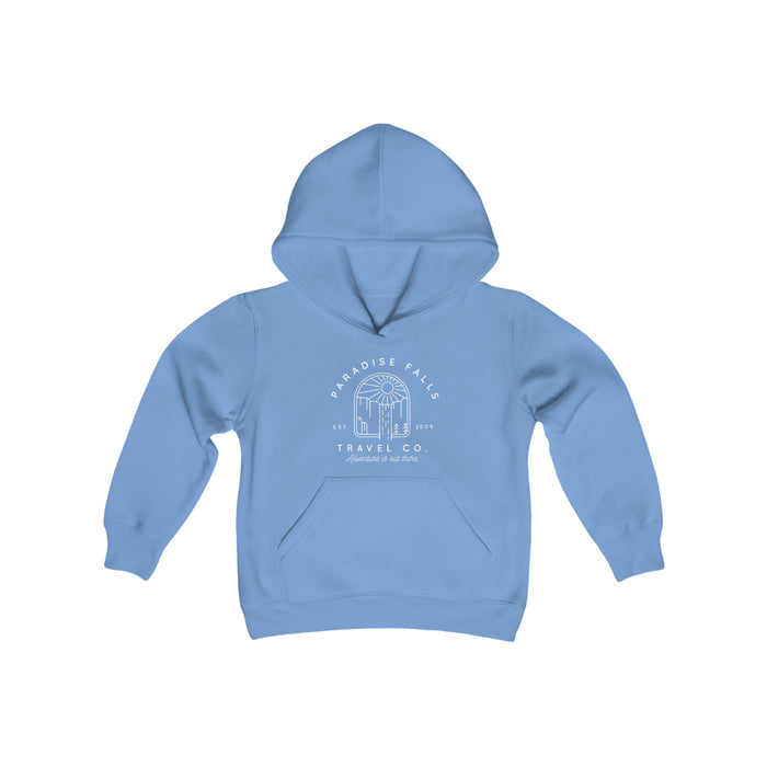 Paradise Falls Vacation Co. Gildan Youth Heavy Blend Hooded Sweatshirt