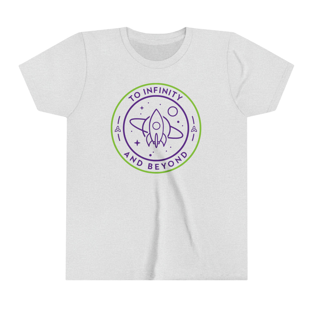 To Infinity And Beyond Bella Canvas Youth Short Sleeve Tee
