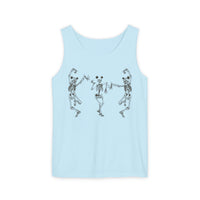 Dancing Skeletons Unisex Comfort Colors Garment-Dyed Tank Top