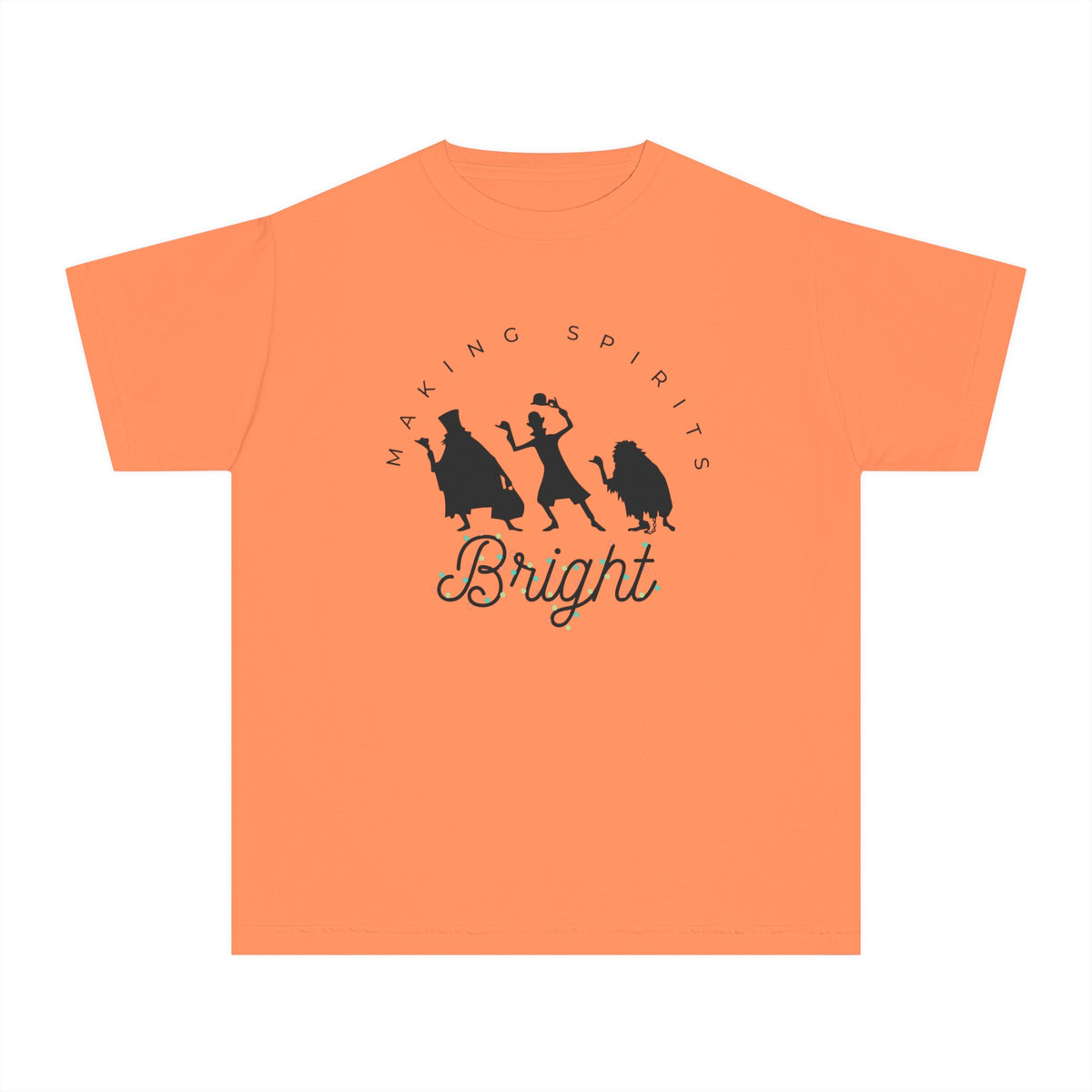 Making Spirits Bright Comfort Colors Youth Midweight Tee