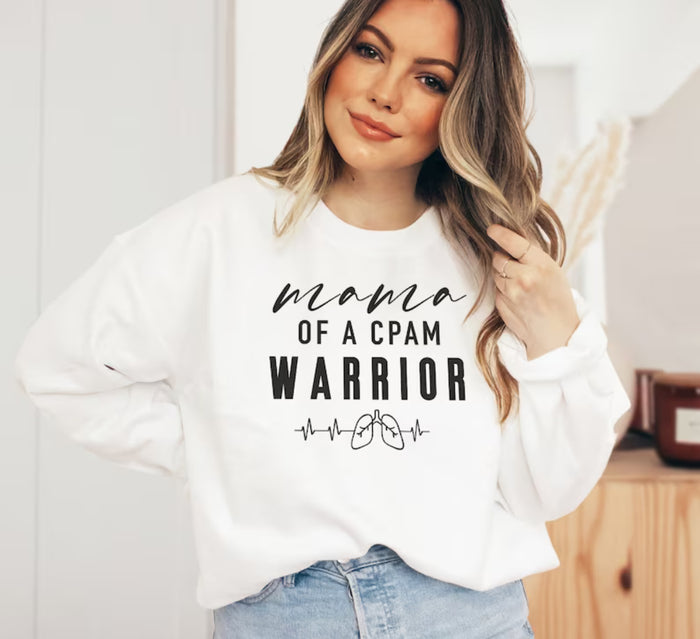 Mama of a CPAM Warrior Gildan Unisex Heavy Blend™ Crewneck Sweatshirt