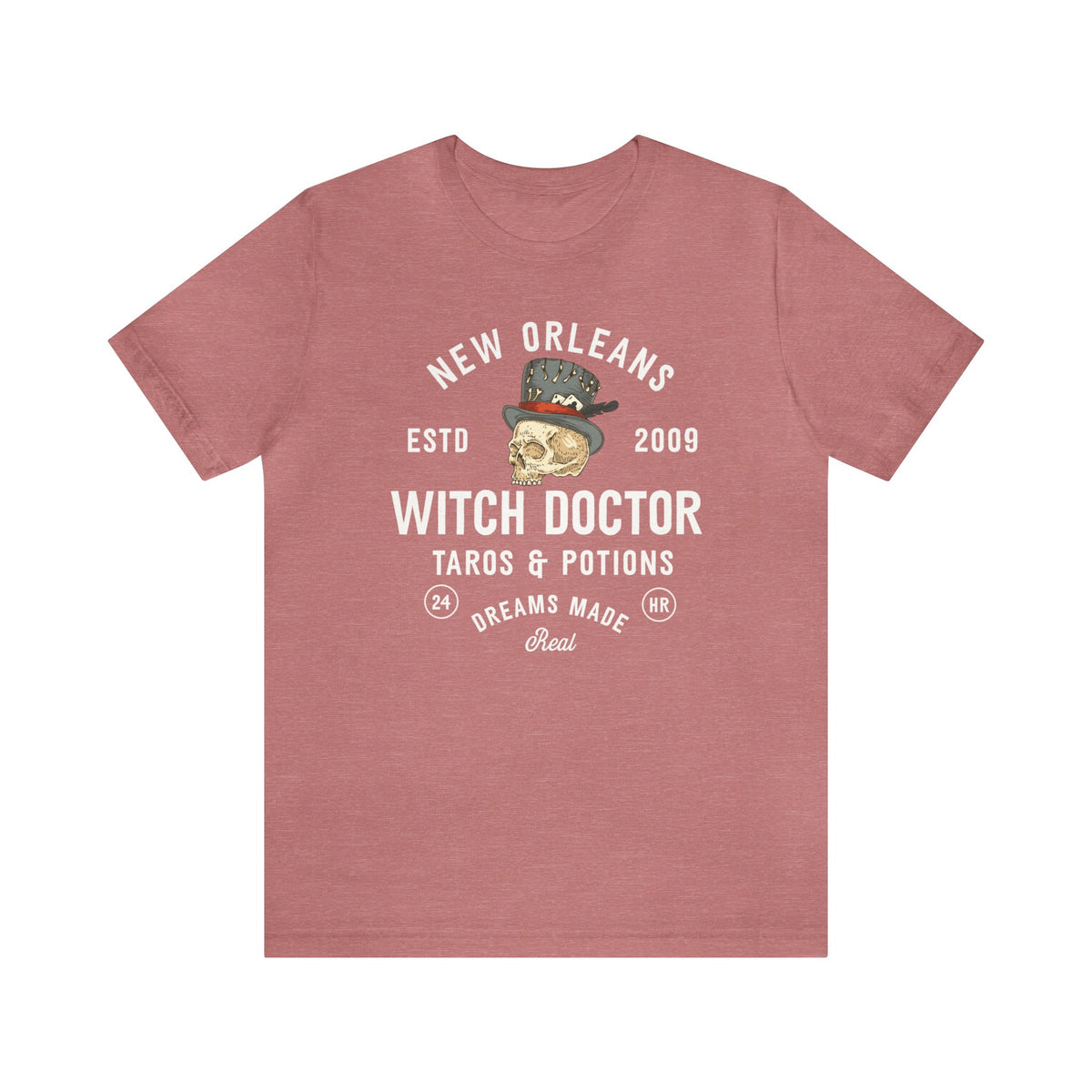 New Orleans Witch Doctor Bella Canvas Unisex Jersey Short Sleeve Tee
