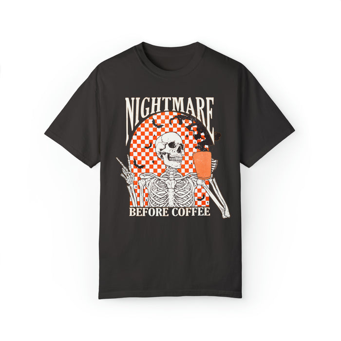 Nightmare Before Coffee Comfort Colors Unisex Garment-Dyed T-shirt