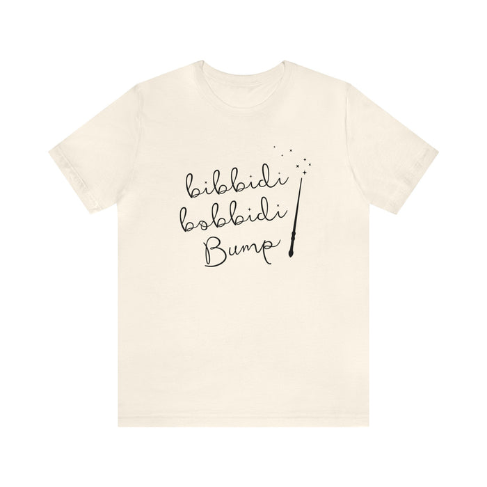 Bibbidi Bobbidi Bump Bella Canvas Unisex Jersey Short Sleeve Tee