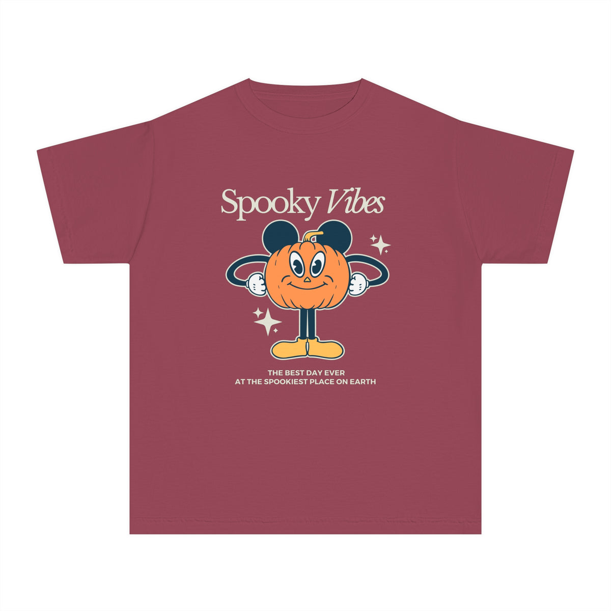 Spooky Vibes Comfort Colors Youth Midweight Tee