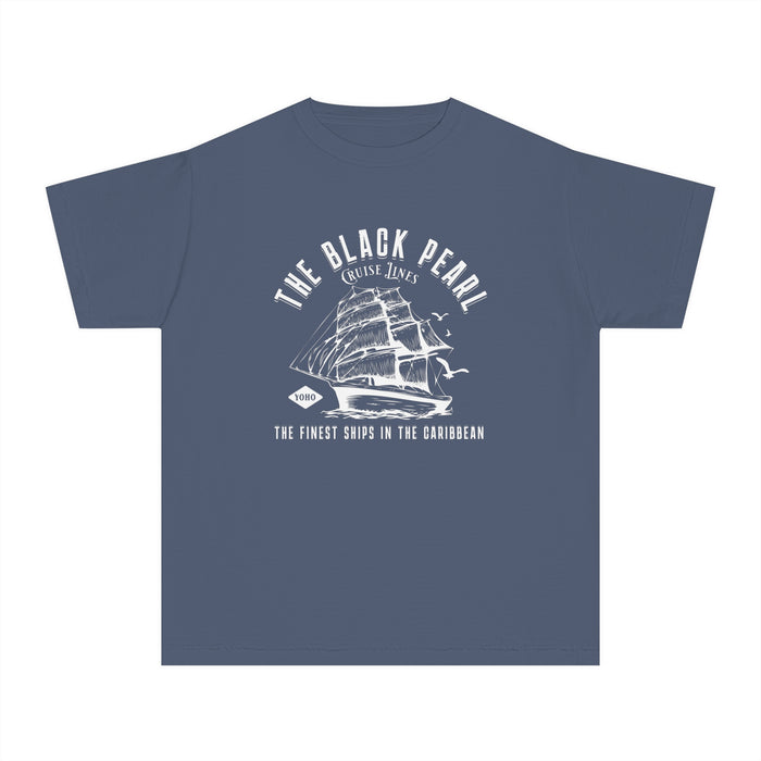 Black Pearl Cruise Lines Comfort Colors Youth Midweight Tee