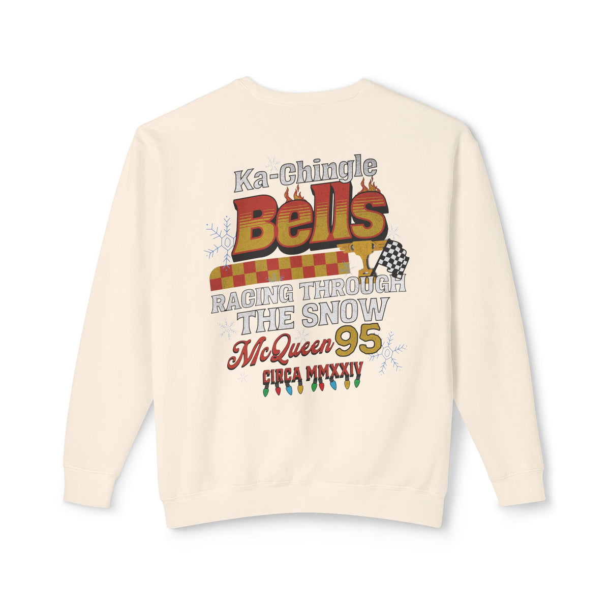 Ka-Chingle Bells Unisex Lightweight Comfort Colors Crewneck Sweatshirt