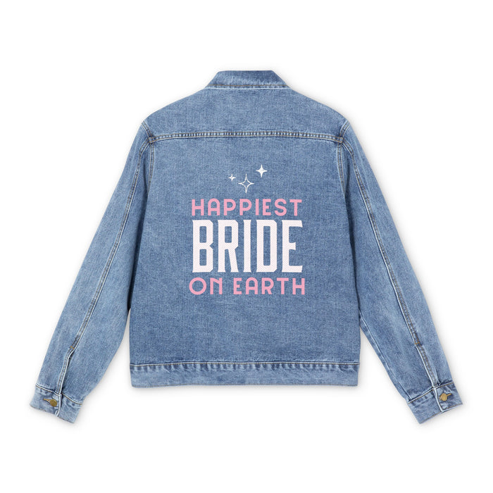 Happiest Bride On Earth Unisex Denim Jacket