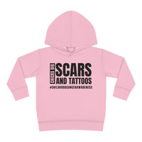 Chicks Dig Scars and Tattoos Toddler Pullover Rabbit Skins Fleece Hoodie