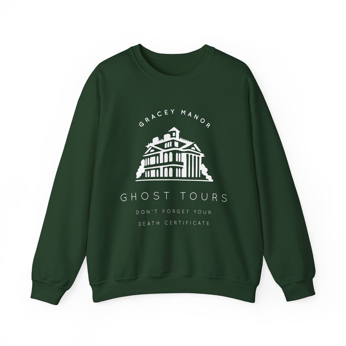 Gracey Manor Ghost Tours Gildan Unisex Heavy Blend™ Crewneck Sweatshirt