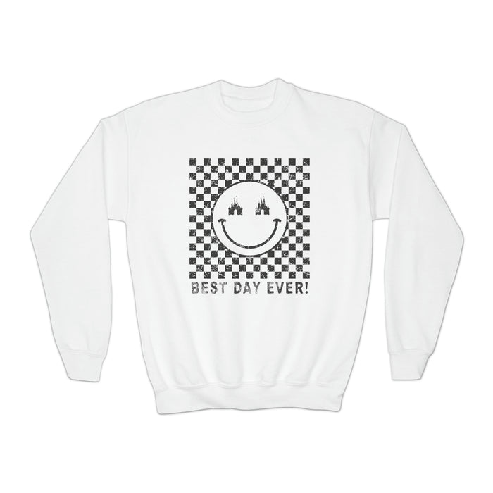 Best Day Ever Gildan Youth Crewneck Sweatshirt