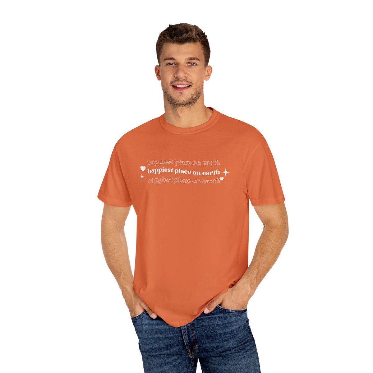 The Happiest Place On Earth Comfort Colors Unisex Garment-Dyed T-shirt