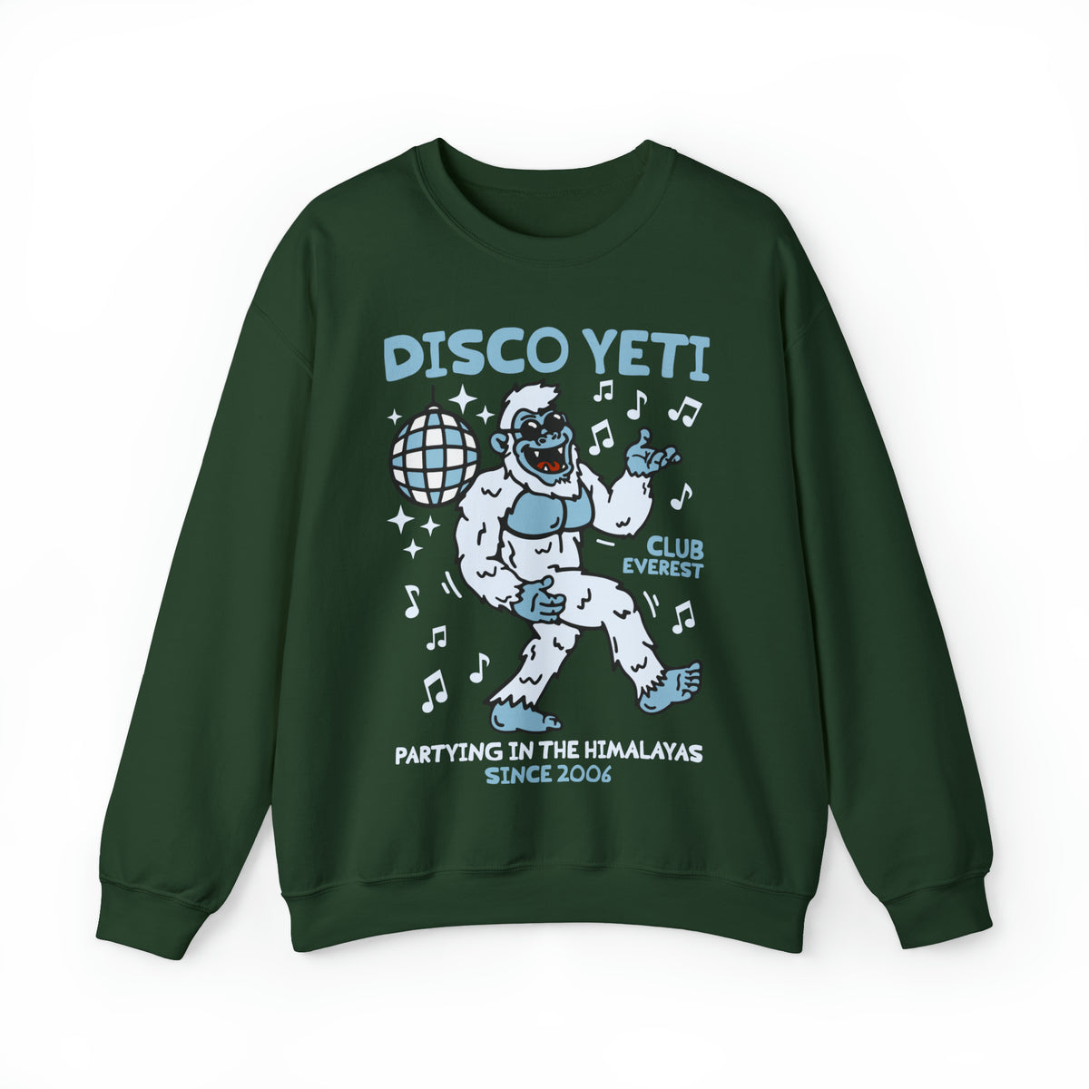 Disco Yeti Gildan Unisex Heavy Blend™ Crewneck Sweatshirt