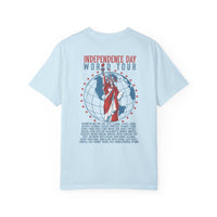 Independence Day World Tour Comfort Colors Unisex Garment-Dyed T-shirt
