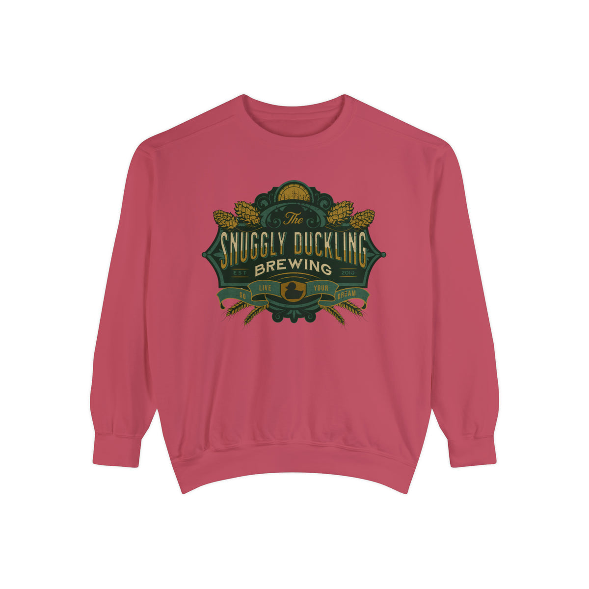 The Snuggly Duckling Brewing Comfort Colors Unisex Garment-Dyed Sweatshirt