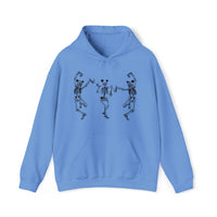 Dancing Skeletons with Ears Gildan Unisex Heavy Blend™ Hooded Sweatshirt