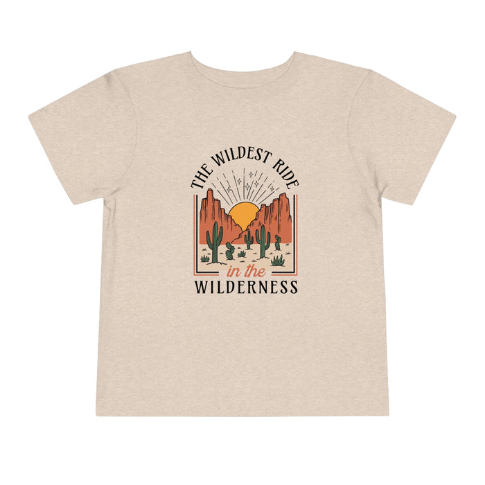 The Wildest Ride In The Wilderness Bella Canvas Toddler Short Sleeve Tee