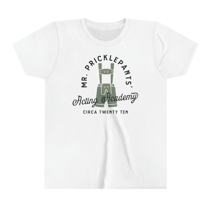 Mr. Pricklepants’ Acting Academy Bella Canvas Youth Short Sleeve Tee