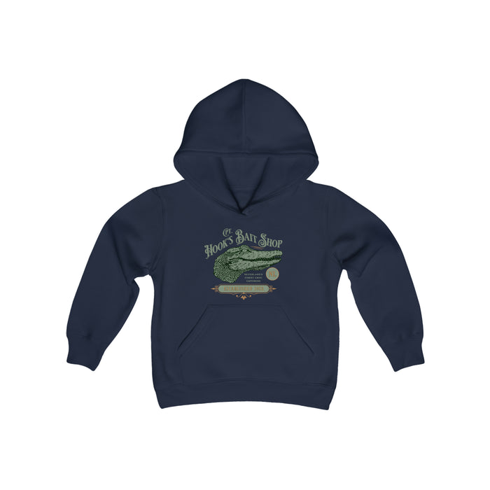 Captain Hook’s Bait Shop Gildan Youth Heavy Blend Hooded Sweatshirt