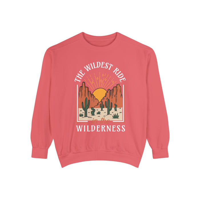 The Wildest Ride In The Wilderness Comfort Colors Unisex Garment-Dyed Sweatshirt