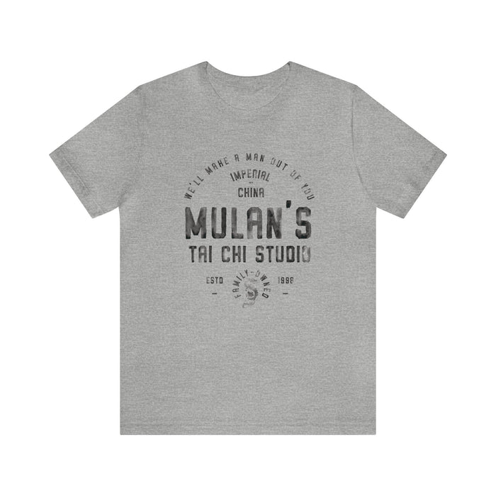 Mulan’s School Of Martial Arts Bella Canvas Unisex Jersey Short Sleeve Tee