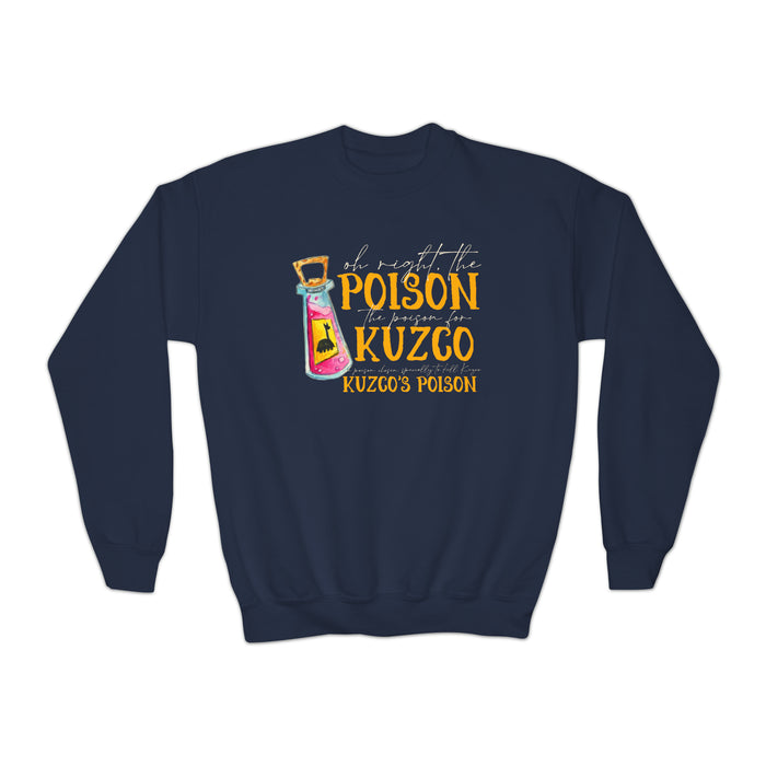 Oh Right The Poison Gildan Youth Crewneck Sweatshirt