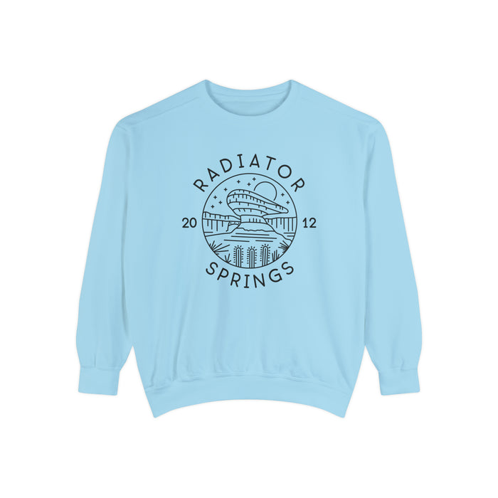 Radiator Springs Comfort Colors Unisex Garment-Dyed Sweatshirt