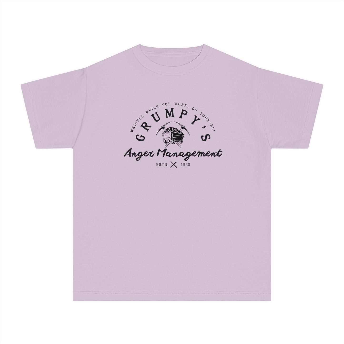 Grumpy’s Anger Management Comfort Colors Youth Midweight Tee
