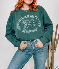 Pegasus Travel Co. Comfort Colors Unisex Garment-Dyed Sweatshirt