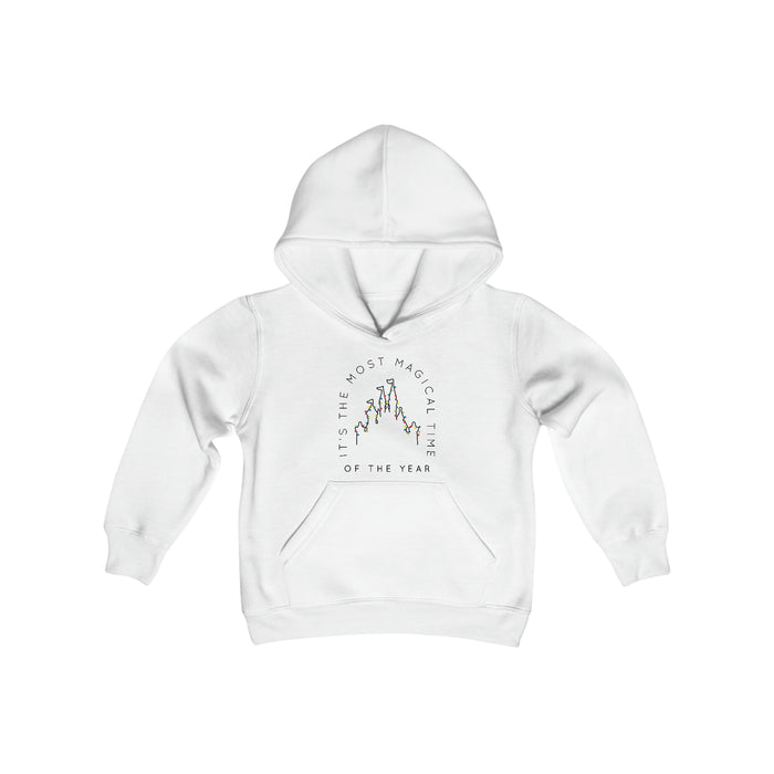 Most Magical Time Of The Year Gildan Youth Heavy Blend Hooded Sweatshirt