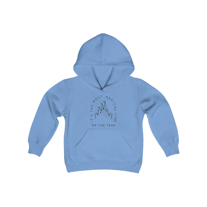 Most Magical Time Of The Year Gildan Youth Heavy Blend Hooded Sweatshirt