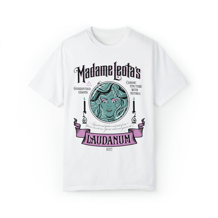 Madame Leota’s Laudanum Teal Comfort Colors Unisex Garment-Dyed T-shirt