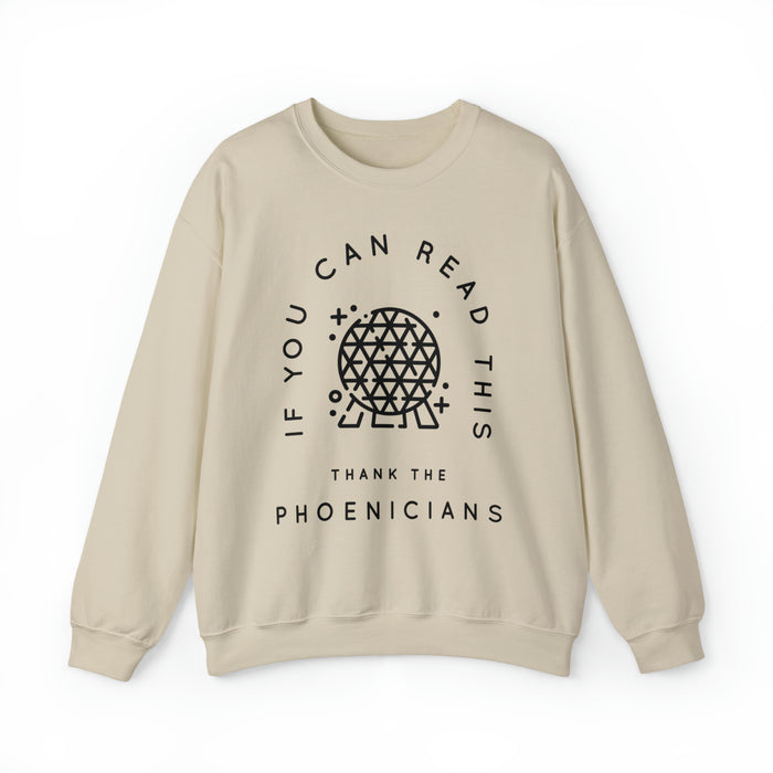 If You Can Read This Thank The Phoenicians Gildan Unisex Heavy Blend™ Crewneck Sweatshirt