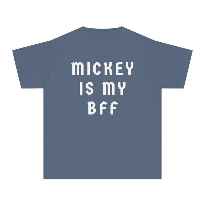 Mickey Is My BFF Comfort Colors Youth Midweight Tee