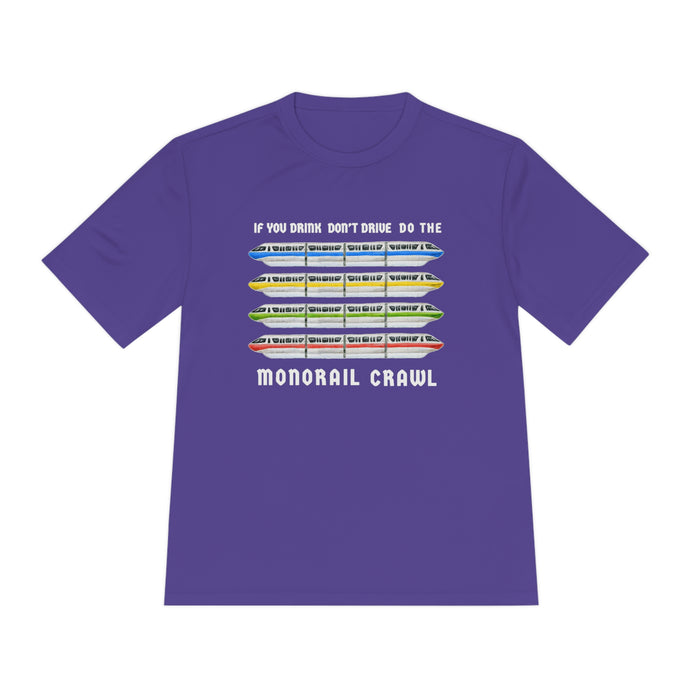 Monorail Crawl Unisex Moisture Wicking Tee