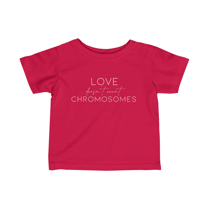 Joey's Journey Chromosome 6q Deletion Awareness Infant Fine Jersey Tee