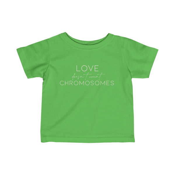 Joey's Journey Chromosome 6q Deletion Awareness Infant Fine Jersey Tee