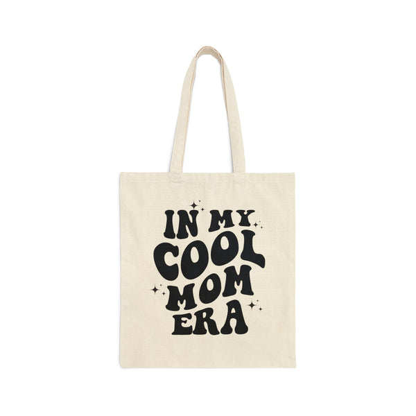 In My Cool Mom Era Cotton Canvas Tote Bag