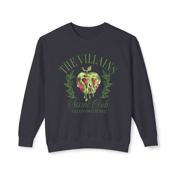 The Villains Social Club Unisex Lightweight Comfort Colors Crewneck Sweatshirt