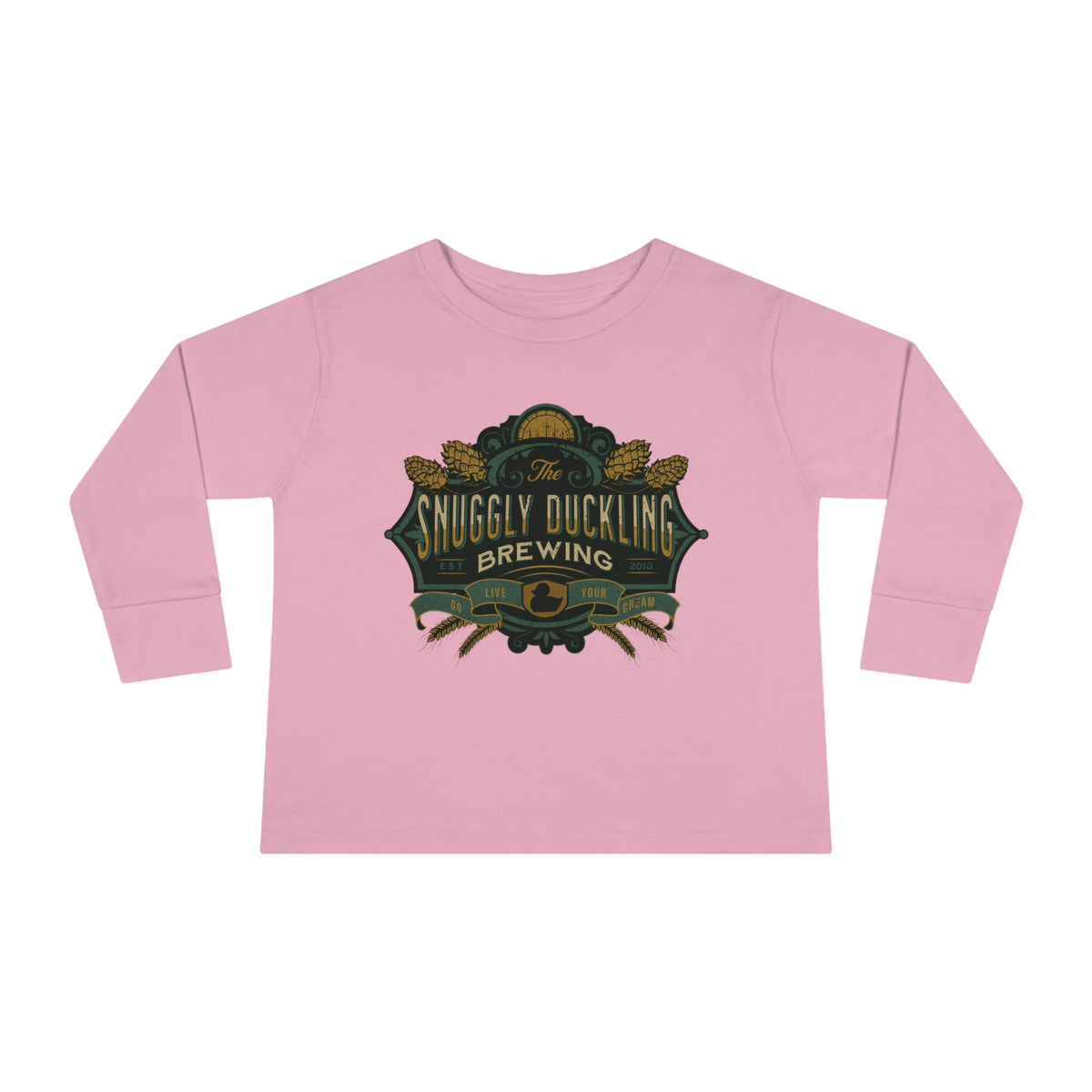 The Snuggly Duckling Brewing Rabbit Skins Toddler Long Sleeve Tee