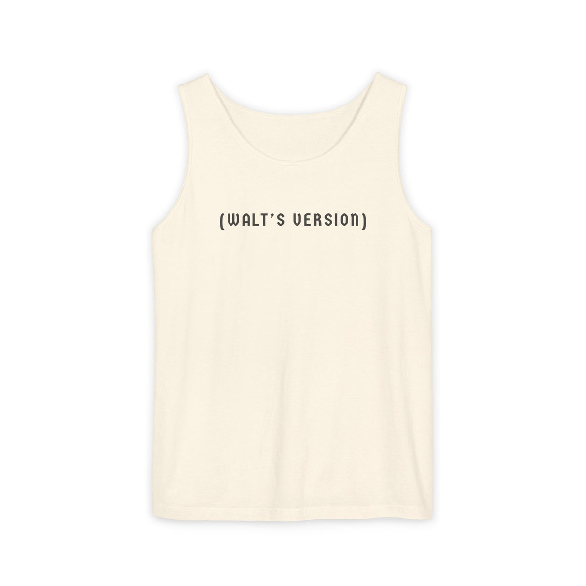 Walt's Version Unisex Comfort Colors Garment-Dyed Tank Top