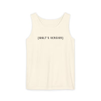 Walt's Version Unisex Comfort Colors Garment-Dyed Tank Top