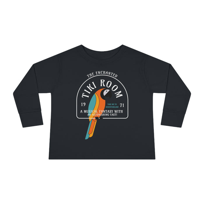 Enchanted Tiki Room Rabbit Skins Toddler Long Sleeve Tee