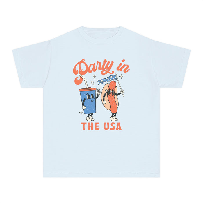 Party In The USA Comfort Colors Youth Midweight Tee