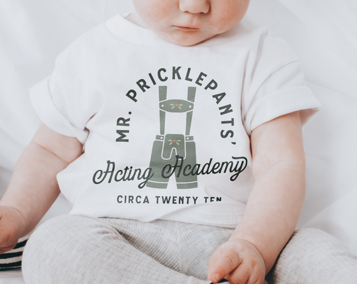 Mr. Pricklepants’ Acting Academy Bella Canvas Baby Short Sleeve T-Shirt