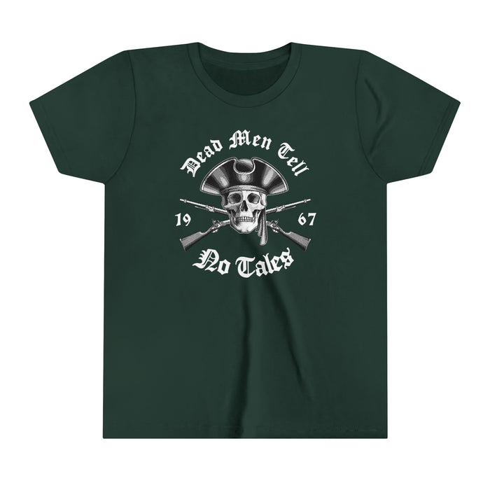 Dead Men Tell No Tales Bella Canvas Youth Short Sleeve Tee